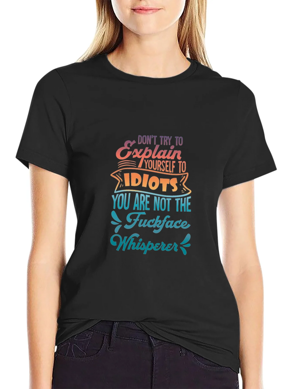 Dont Explain to Idiots Graphic Tee - Black product image 1