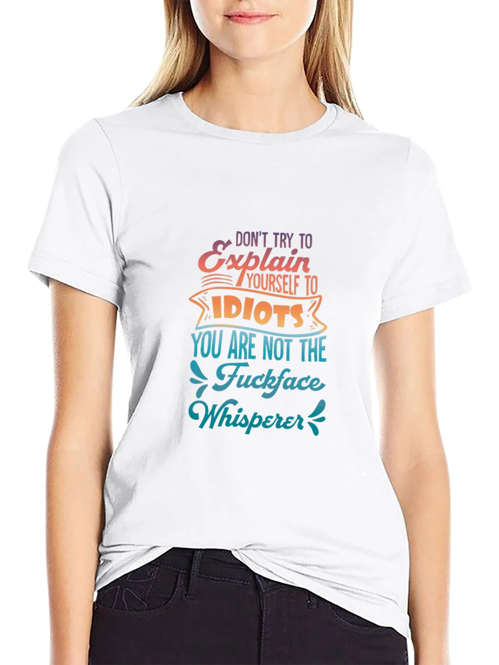 Dont Explain to Idiots Graphic Tee - Black product image 4