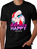 Cool Santa Happy Holidays T-Shirt product image 1