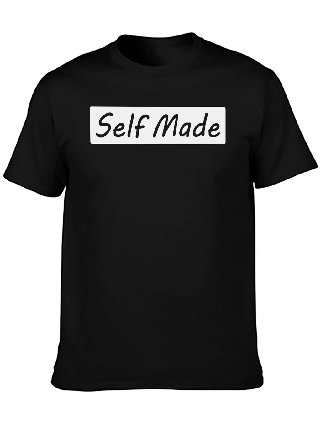 Self Made T-Shirt - Black Casual Tee product image 3