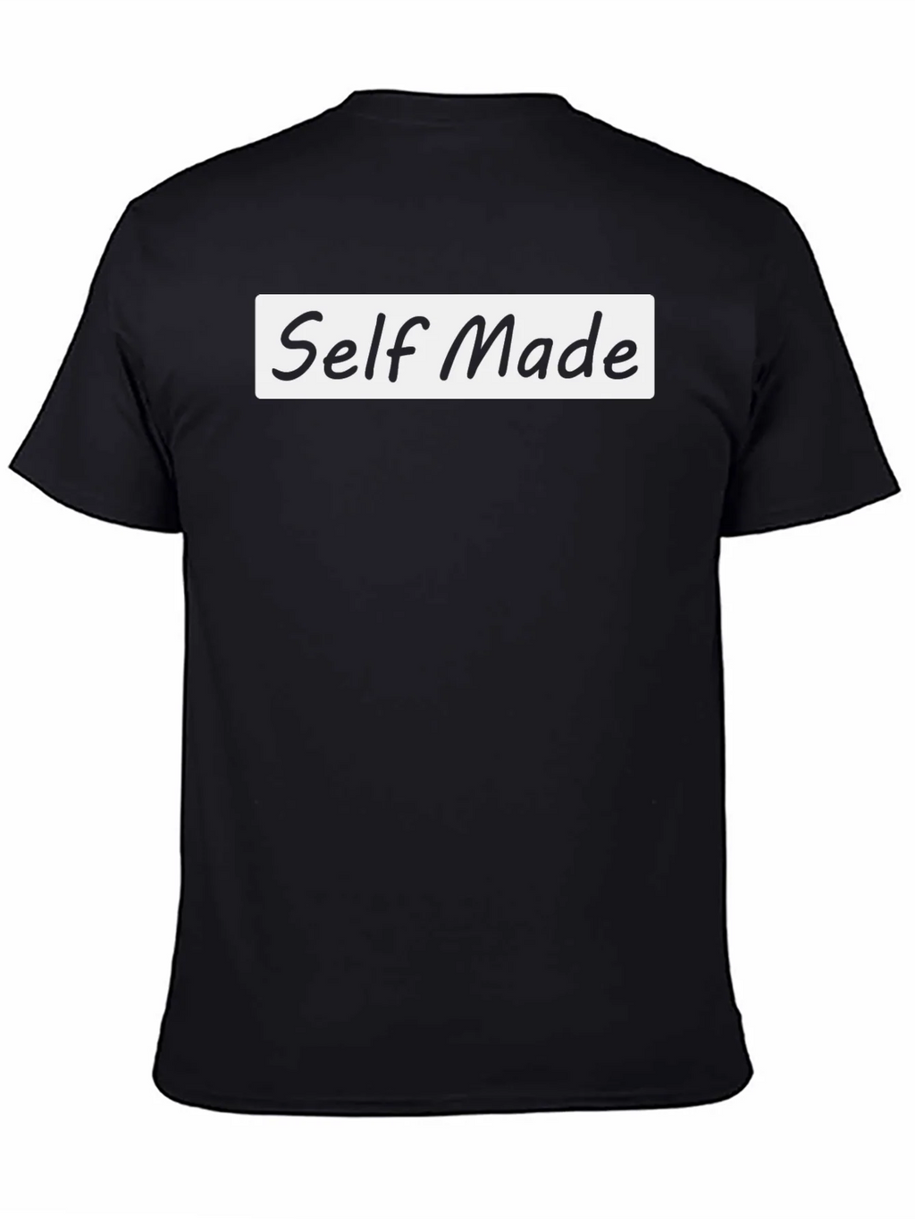 Self Made T-Shirt - Black Casual Tee product image 4