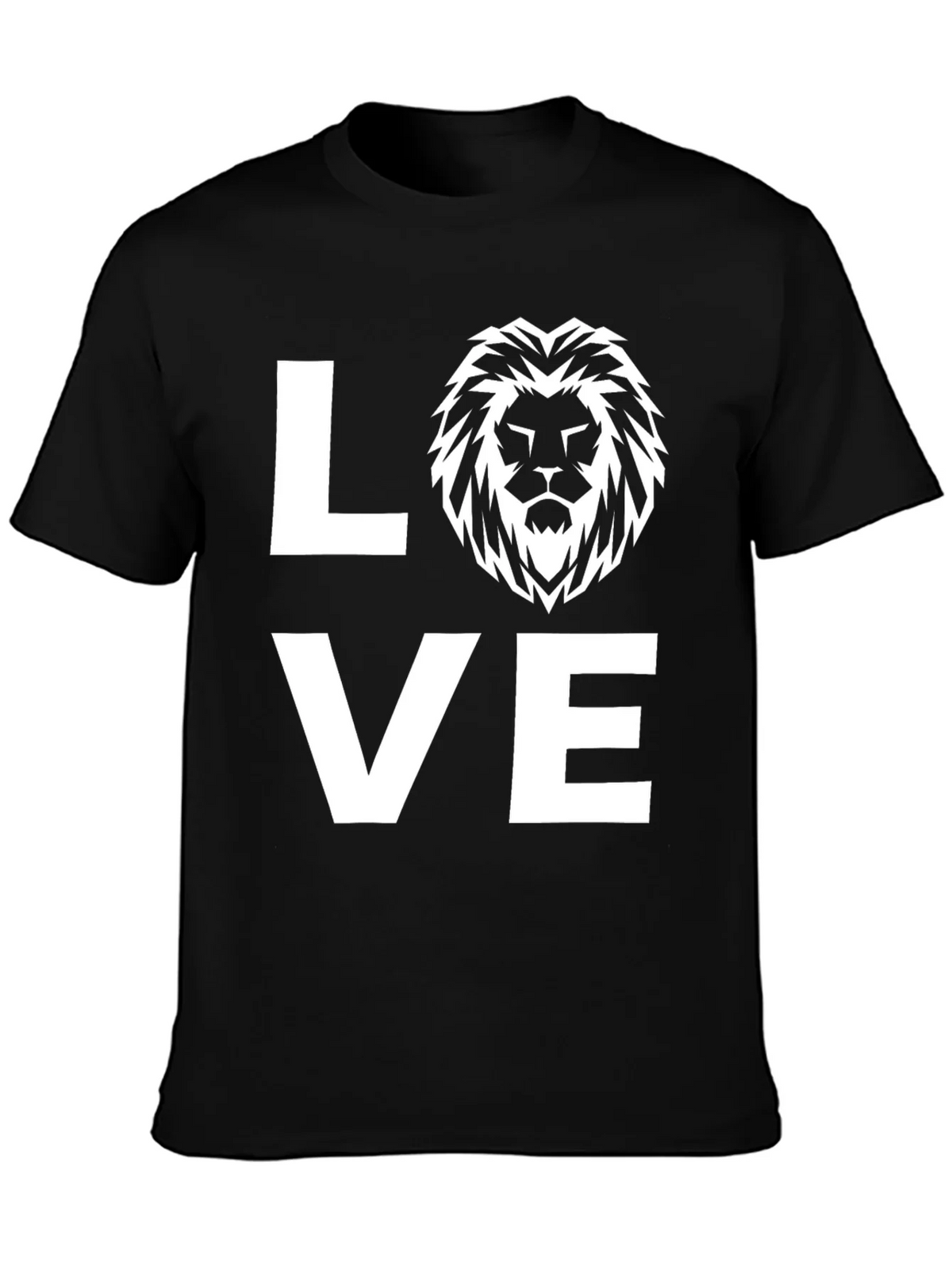 Lion Head Graphic Tee - Love Shirt product image 3