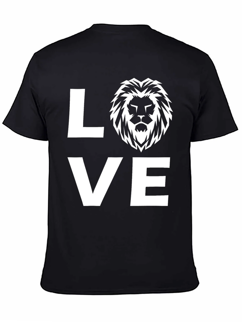 Lion Head Graphic Tee - Love Shirt product image 4