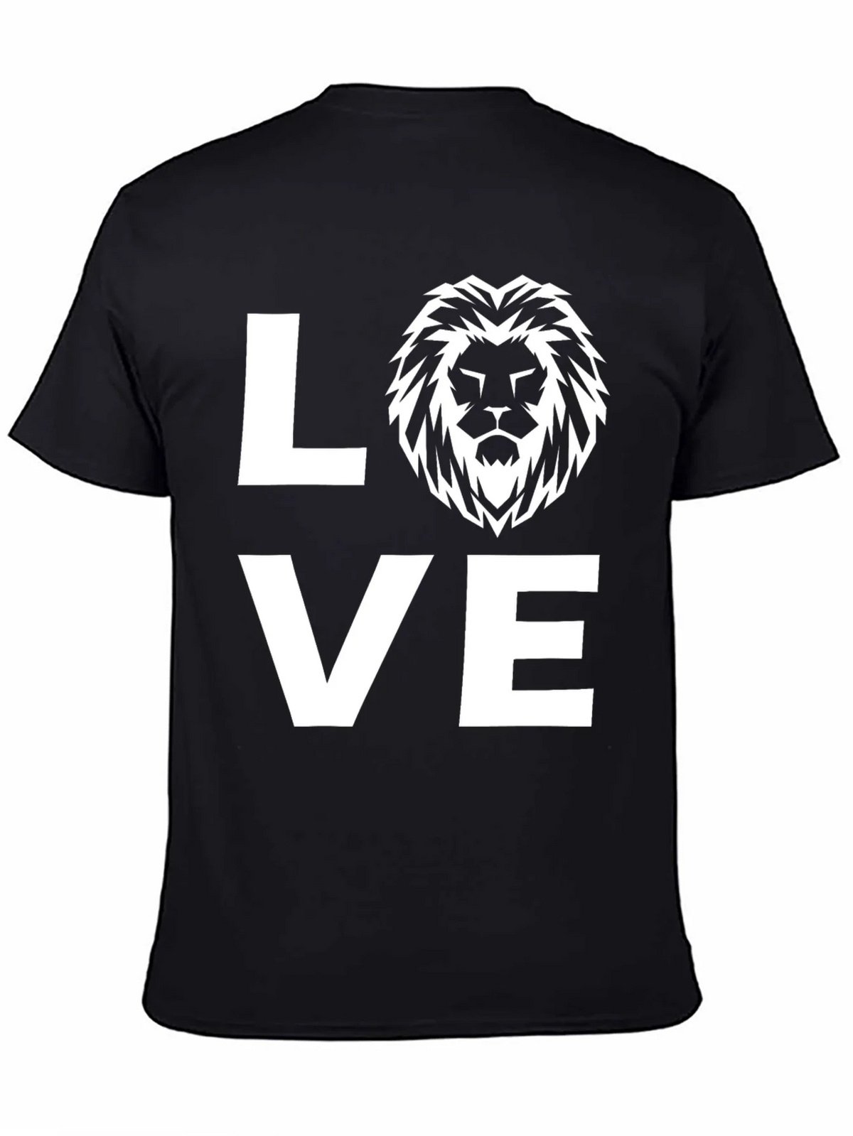 Lion Head Graphic Tee - Love Shirt product image 4