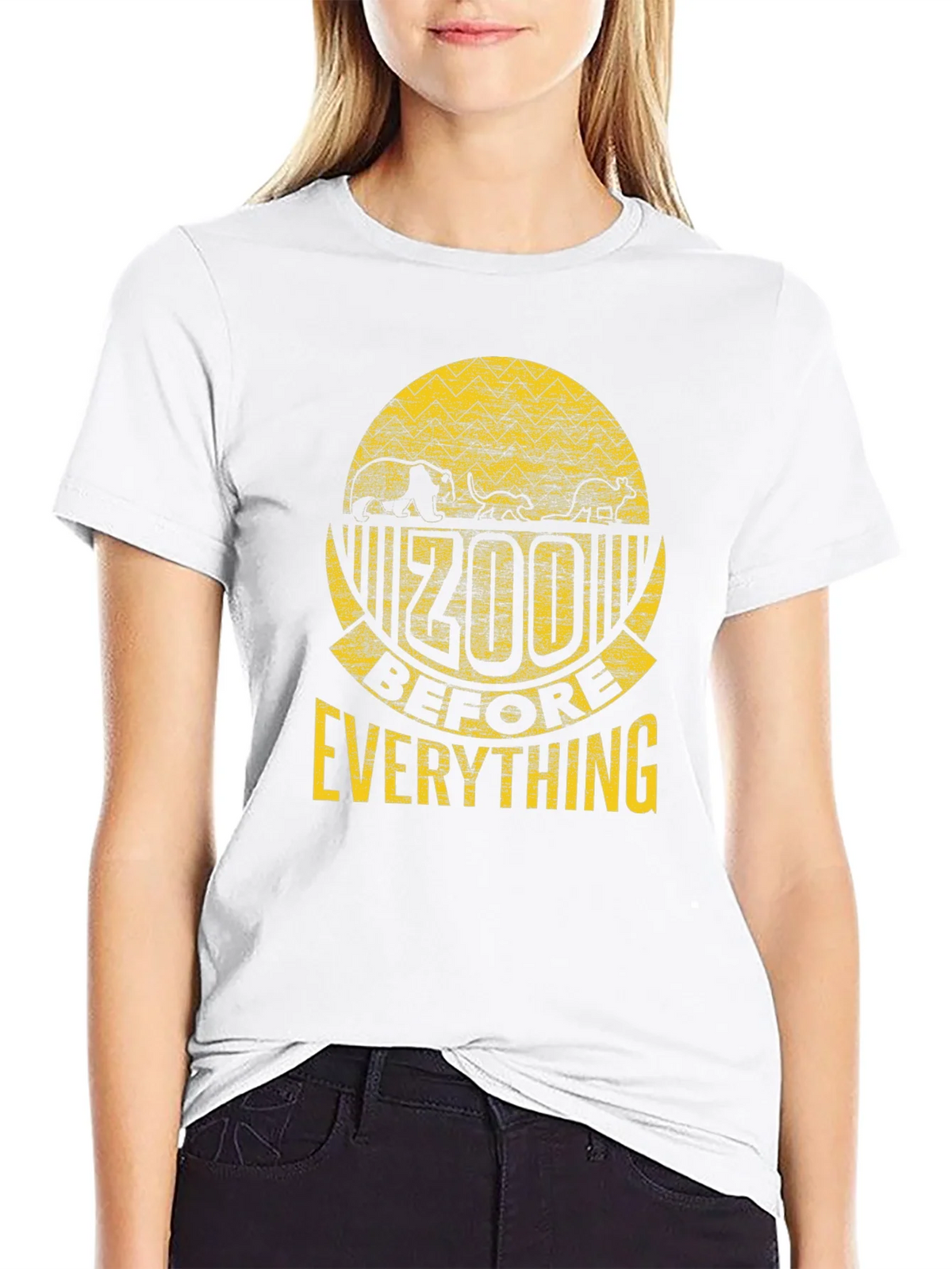 Zoo Before Everything Black Graphic Tee product image 8