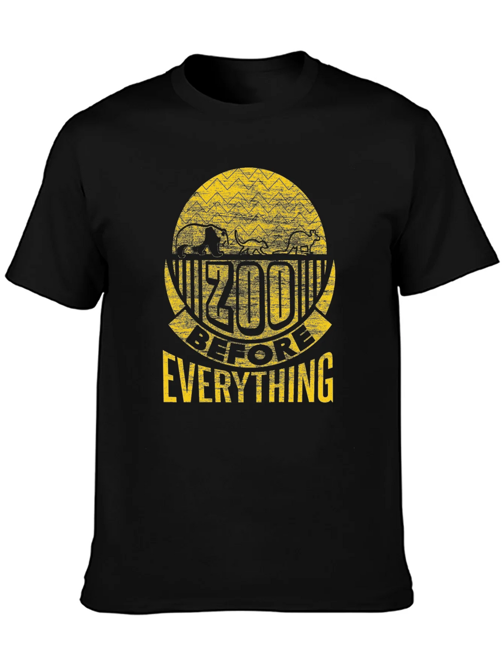 Zoo Before Everything Black Graphic Tee product image 3