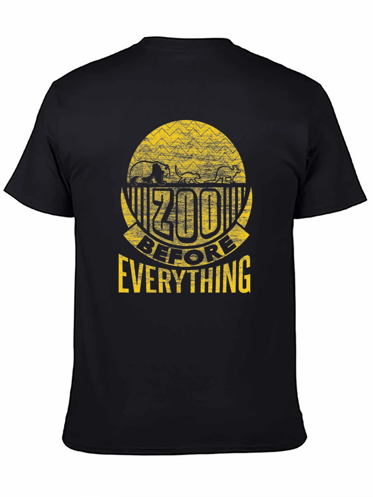 Zoo Before Everything Black Graphic Tee product image 4