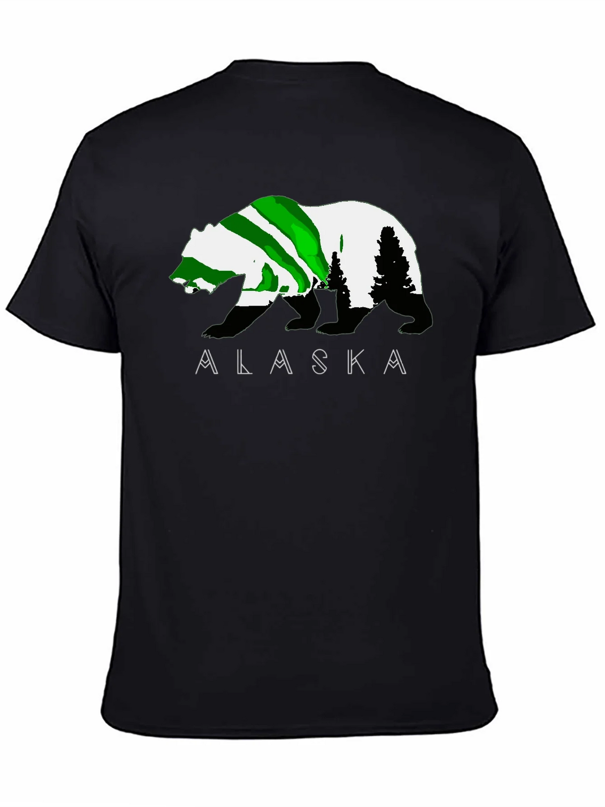 Alaska Bear Graphic T-Shirt - Outdoor Adventure Tee product image 4