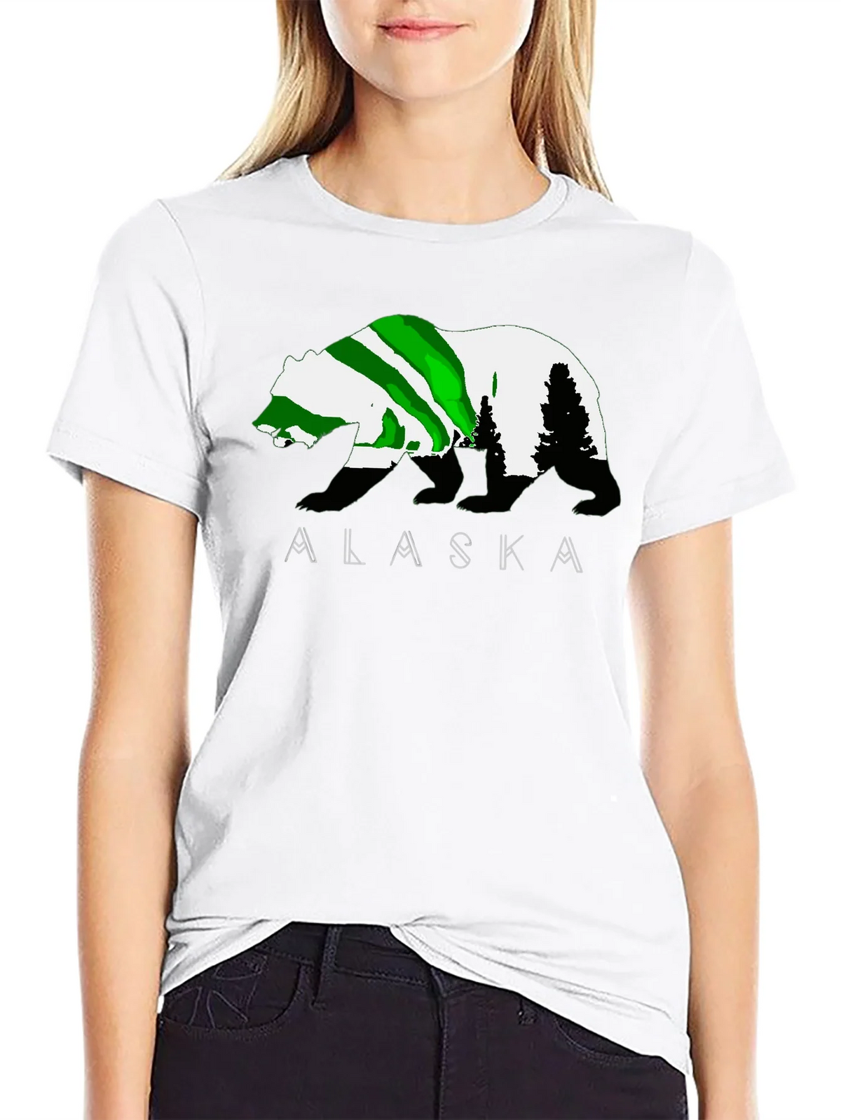 Alaska Bear Graphic T-Shirt - Outdoor Adventure Tee product image 8