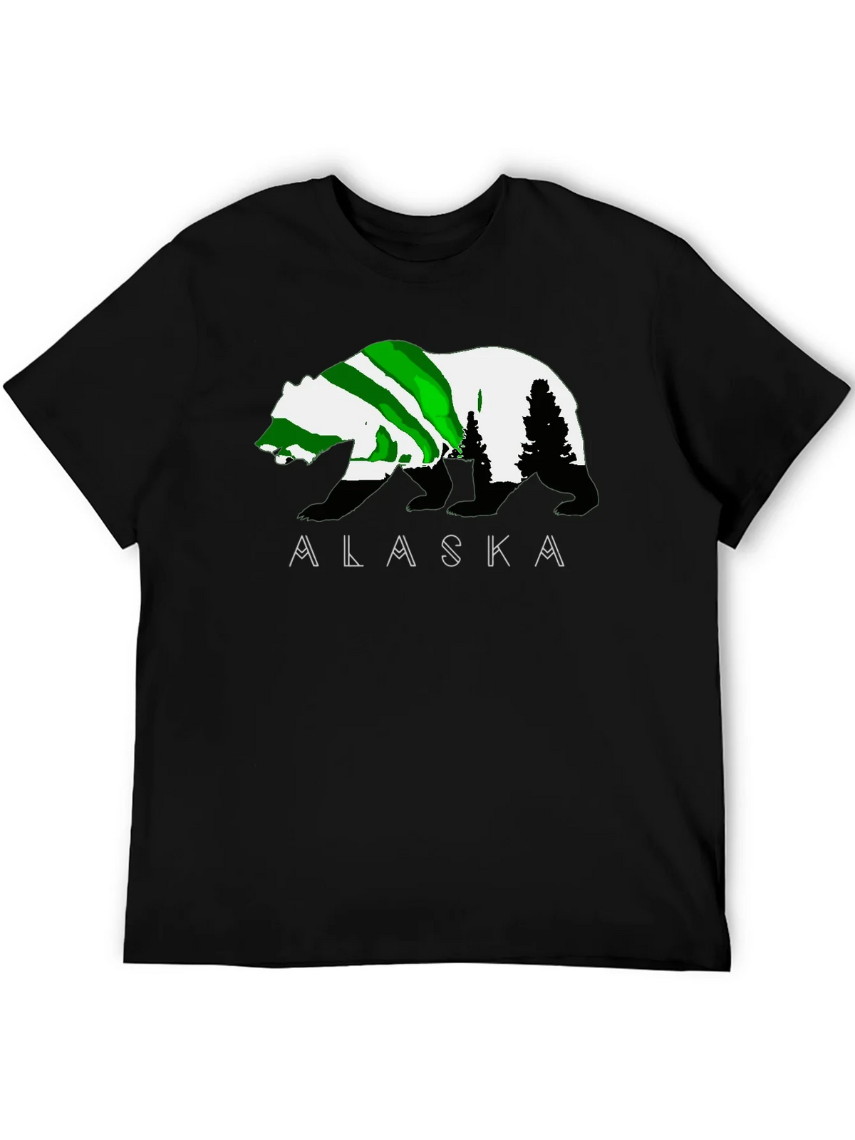 Alaska Bear Graphic T-Shirt - Outdoor Adventure Tee product image 5
