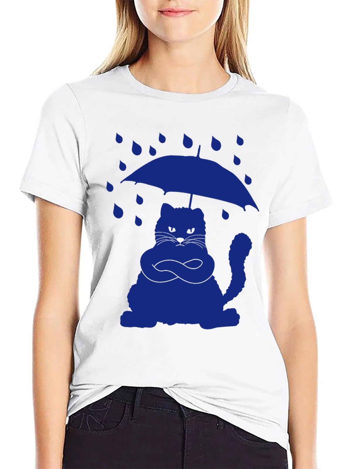 Grumpy Cat Umbrella T-Shirt - Rain or Shine Style product image 7