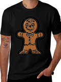 Gingerbread Man T-Shirt - Festive Holiday Apparel product image 1