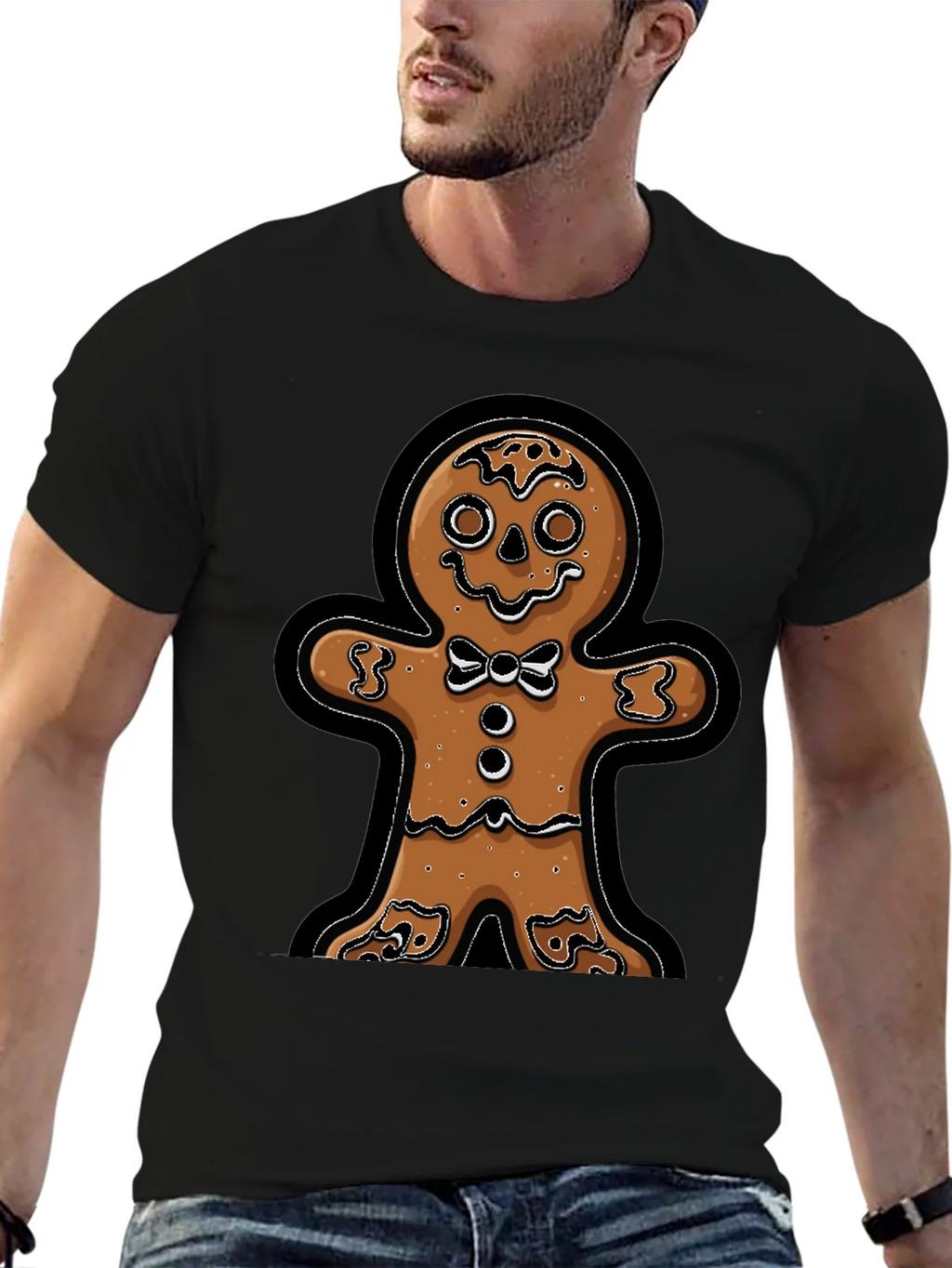 Gingerbread Man T-Shirt - Festive Holiday Apparel product image 6