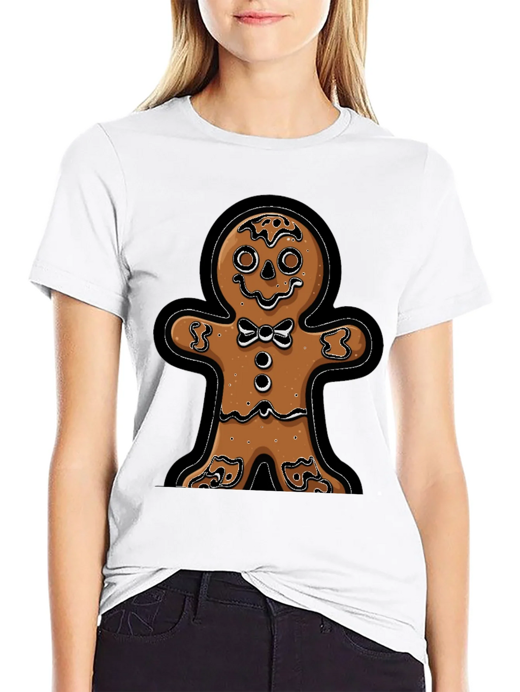 Gingerbread Man T-Shirt - Festive Holiday Apparel product image 8