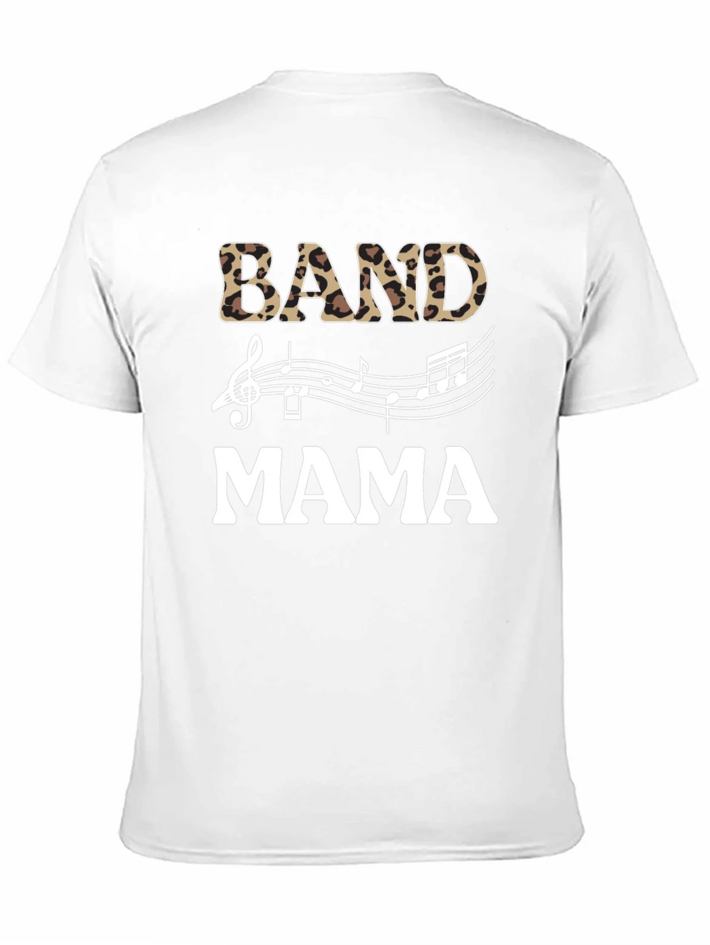 Band Mama Leopard Print Music T-Shirt product image 10