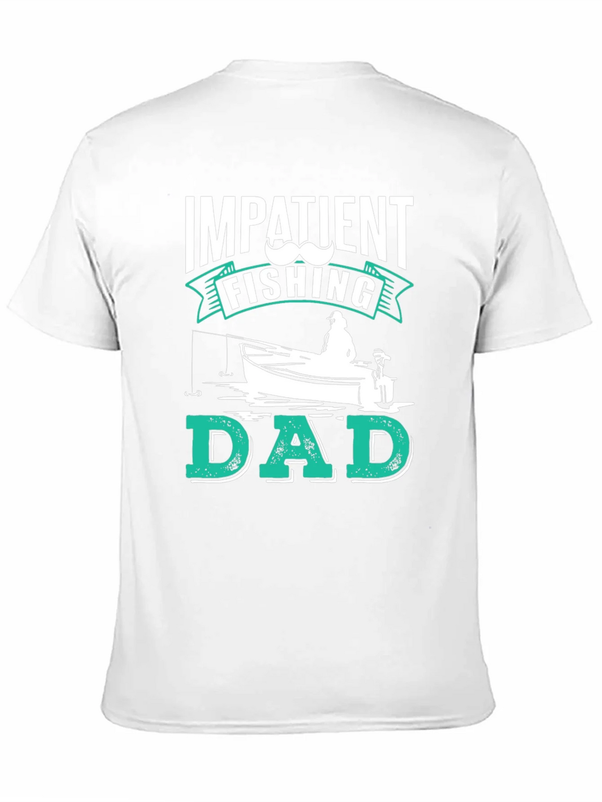 Impatient Fishing Dad Black Graphic Tee product image 6