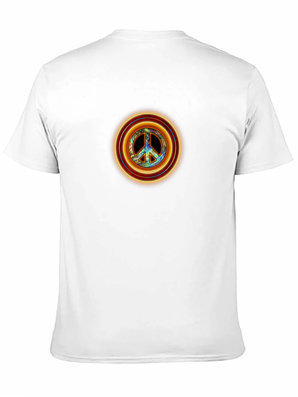 Peace Sign Graphic Tee - Retro Style Black T-Shirt product image 9