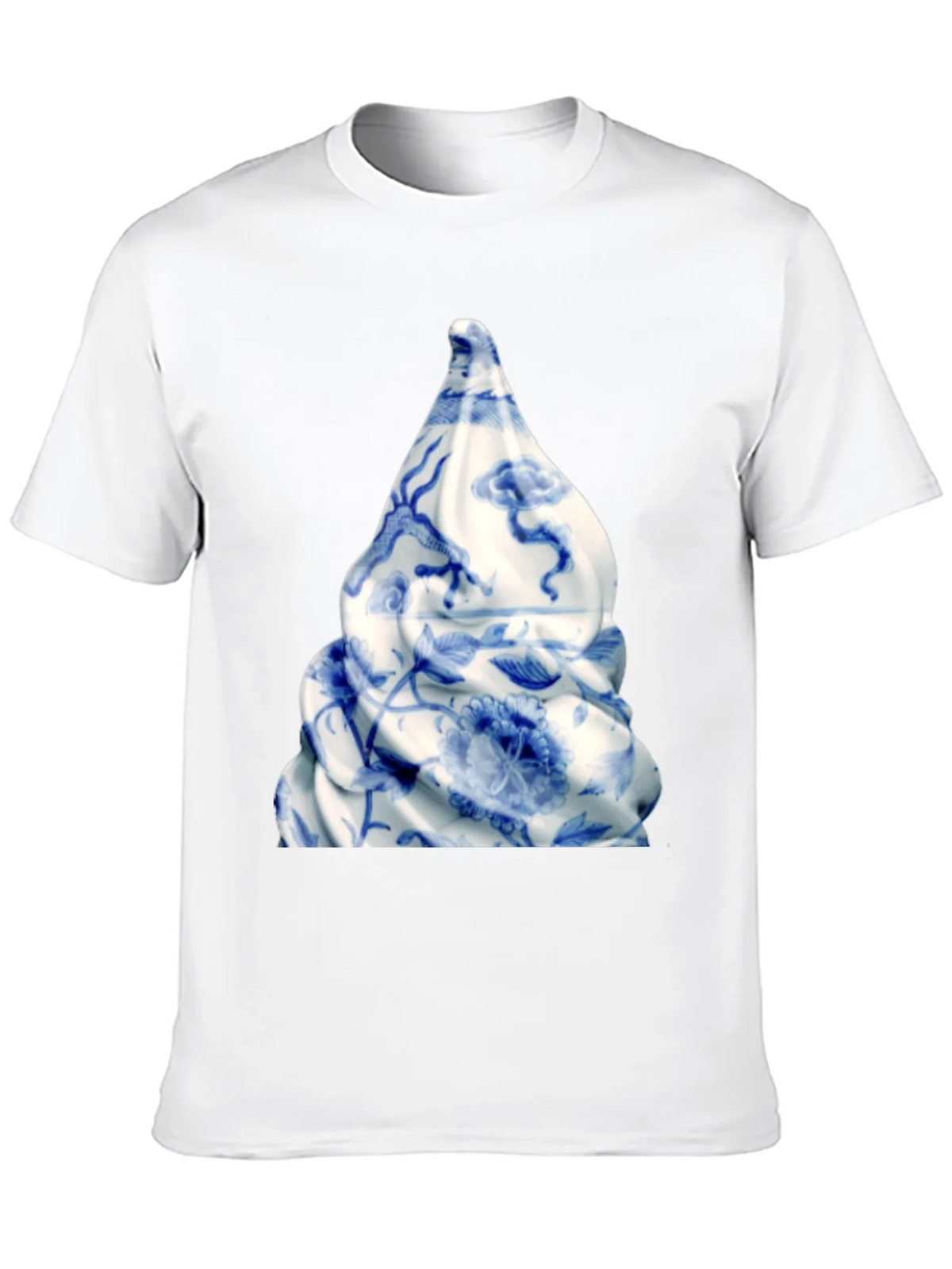 Porcelain Swirl Graphic T-Shirt product image 9