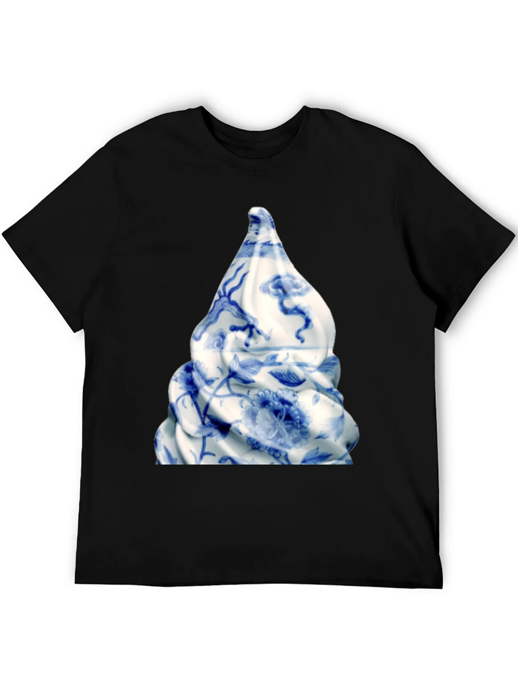 Porcelain Swirl Graphic T-Shirt product image 5