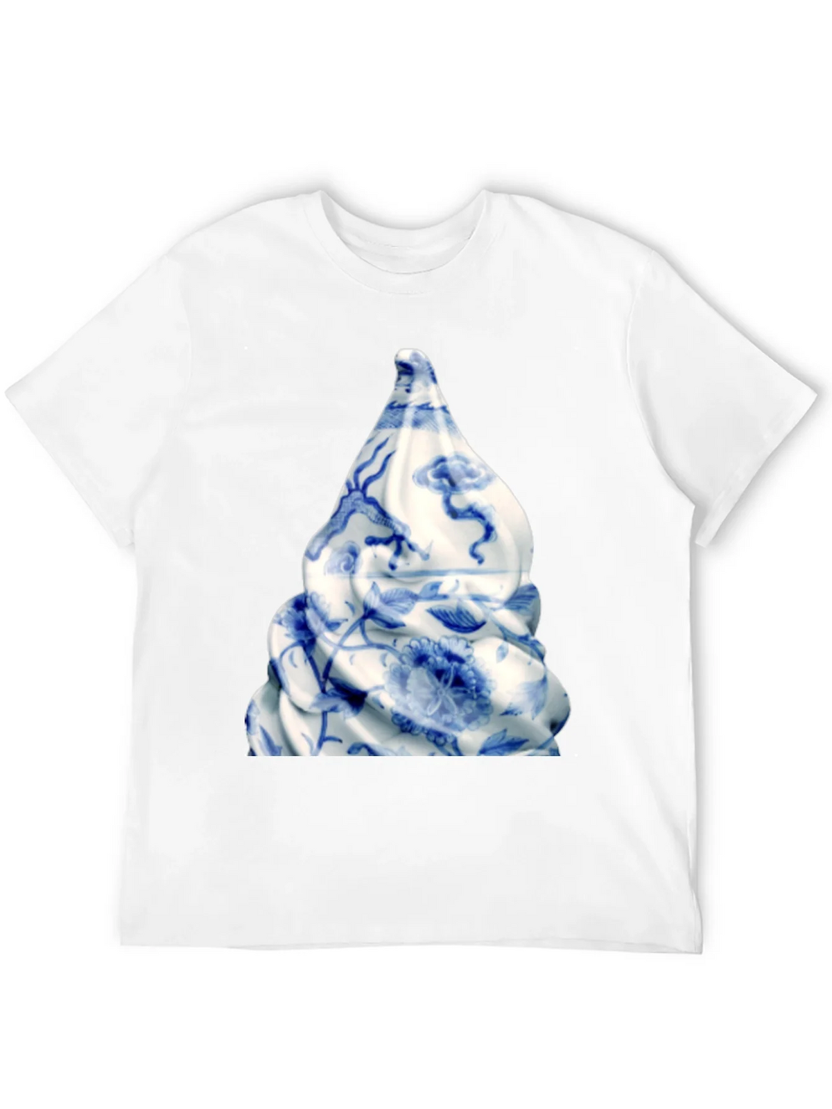 Porcelain Swirl Graphic T-Shirt product image 11