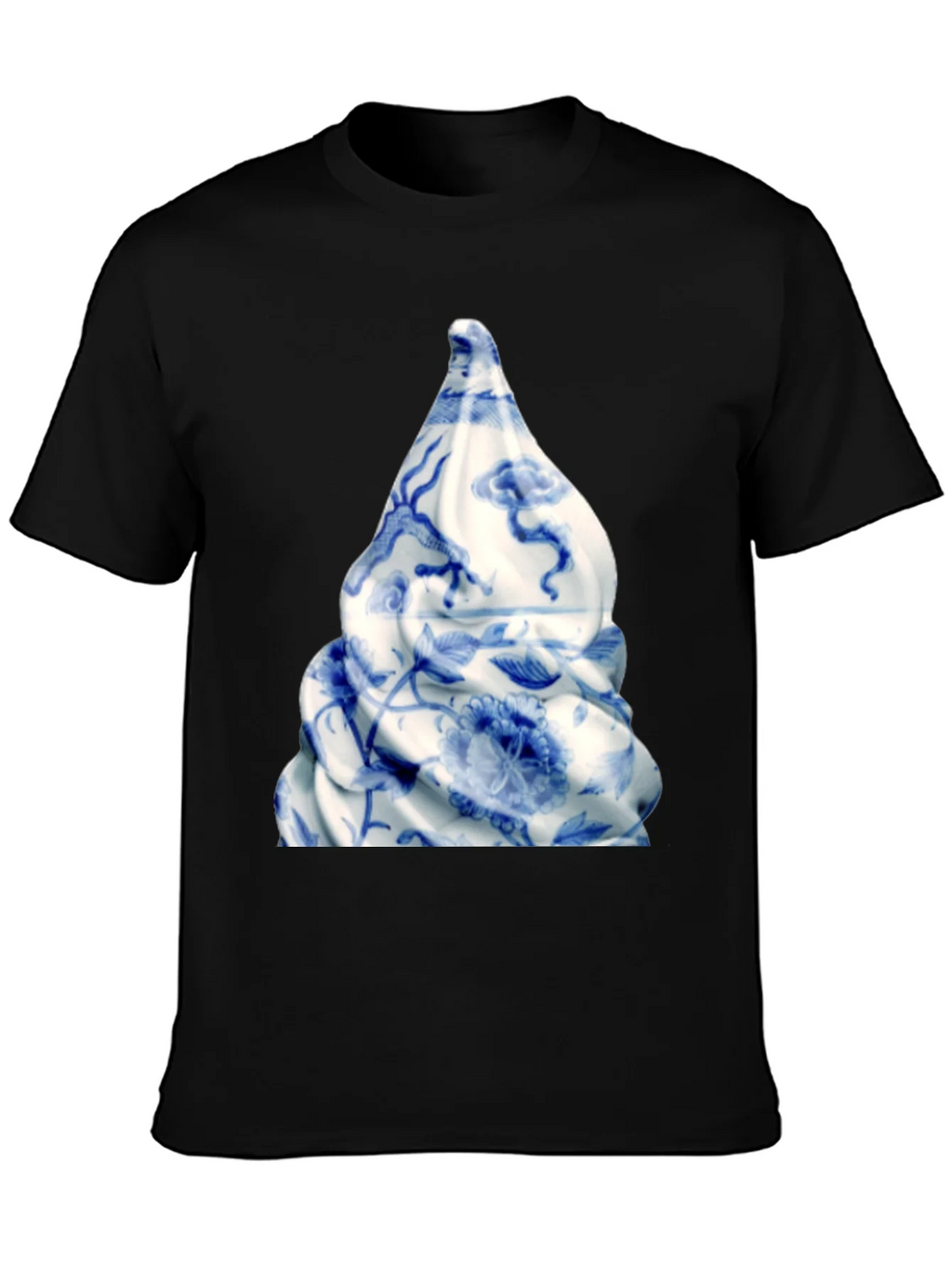 Porcelain Swirl Graphic T-Shirt product image 3