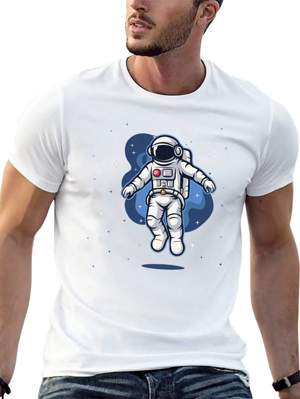 Astronaut Space Graphic Tee - Black product image 11