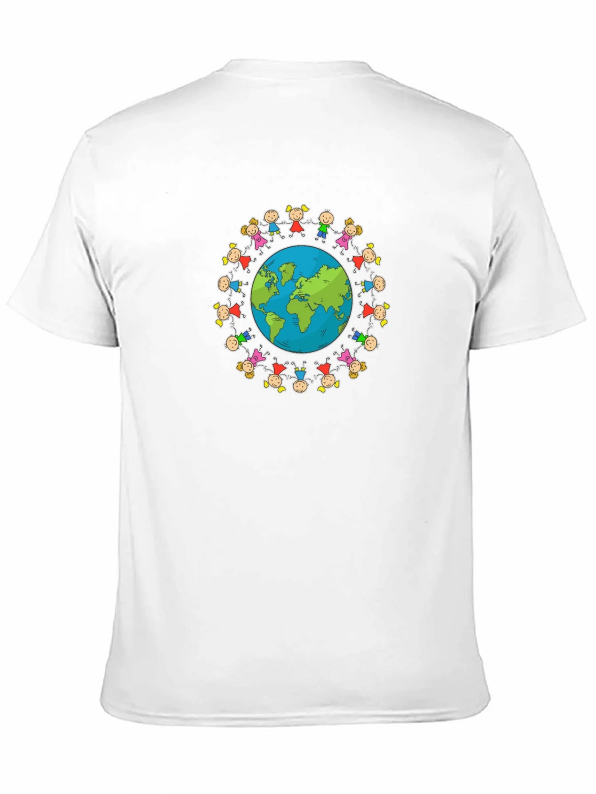 Unisex Black T-Shirt with Global Unity Graphic product image 10