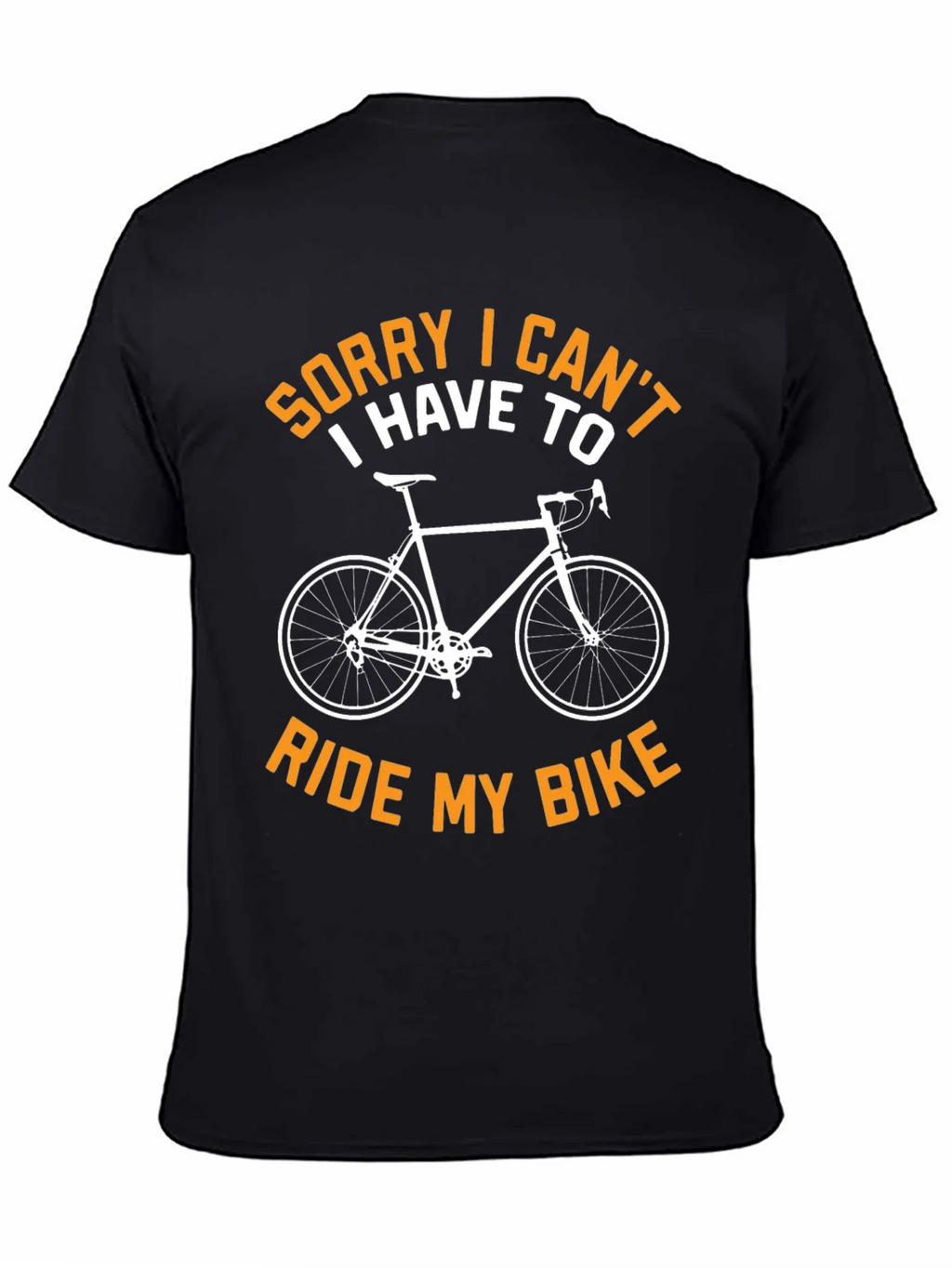 Sorry I Cant I Have To Ride My Bike T-Shirt product image 4