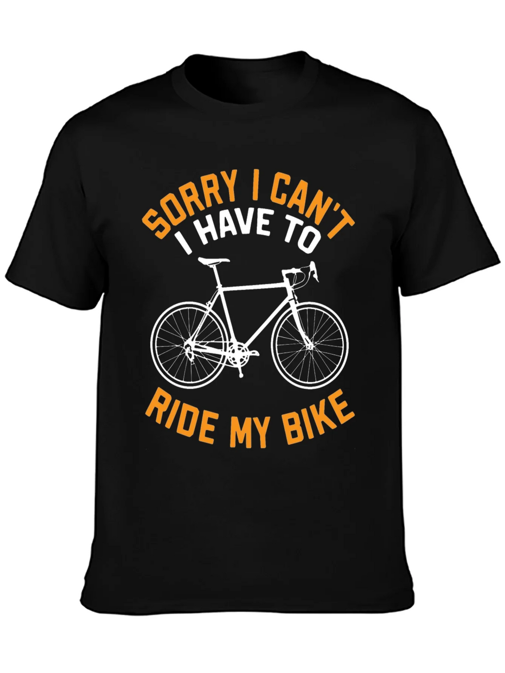Sorry I Cant I Have To Ride My Bike T-Shirt product image 3