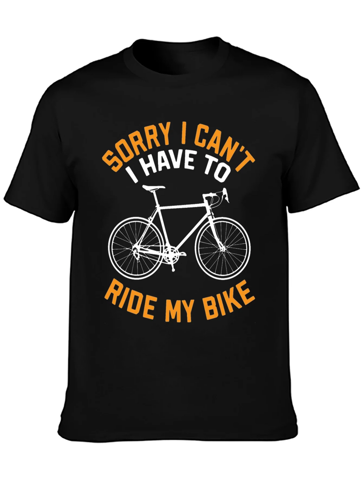 Sorry I Cant I Have To Ride My Bike T-Shirt product image 3