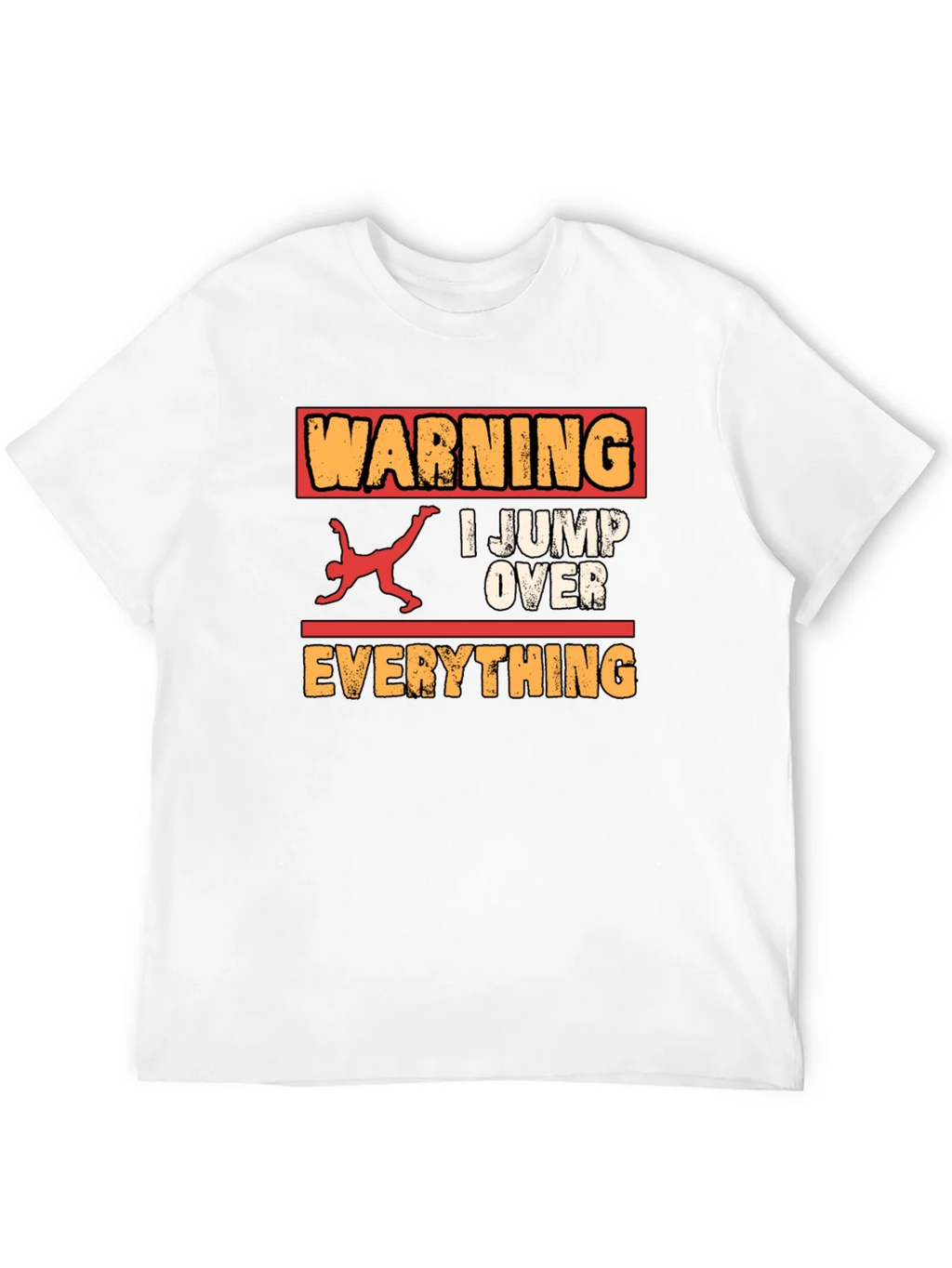 Warning I Jump Over Everything Graphic Tee product image 11