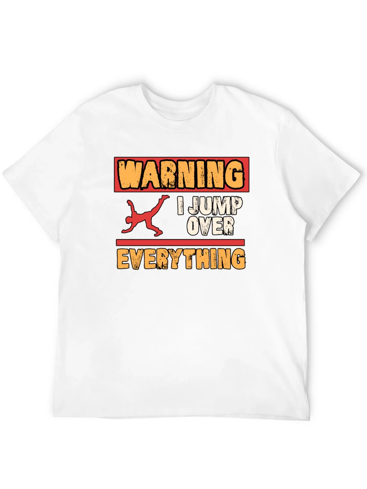 Warning I Jump Over Everything Graphic Tee product image 11