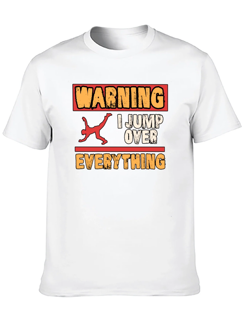 Warning I Jump Over Everything Graphic Tee product image 9