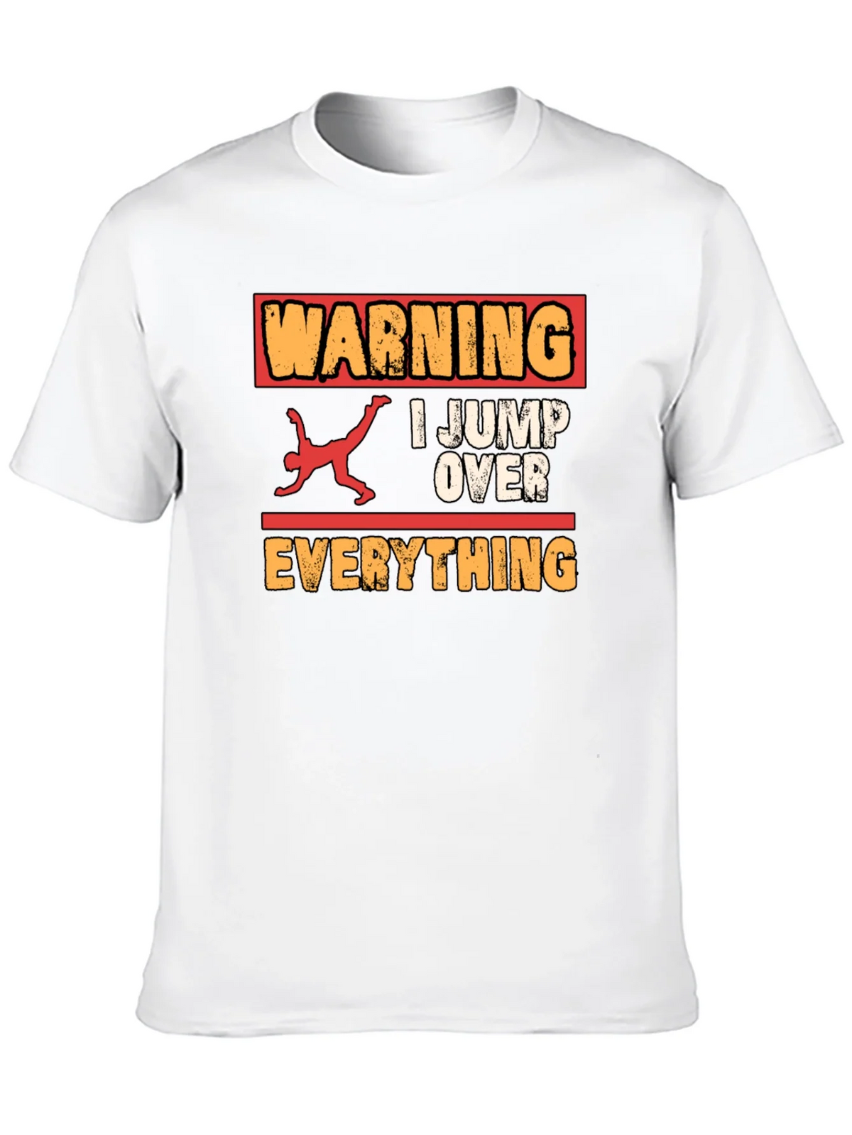 Warning I Jump Over Everything Graphic Tee product image 9