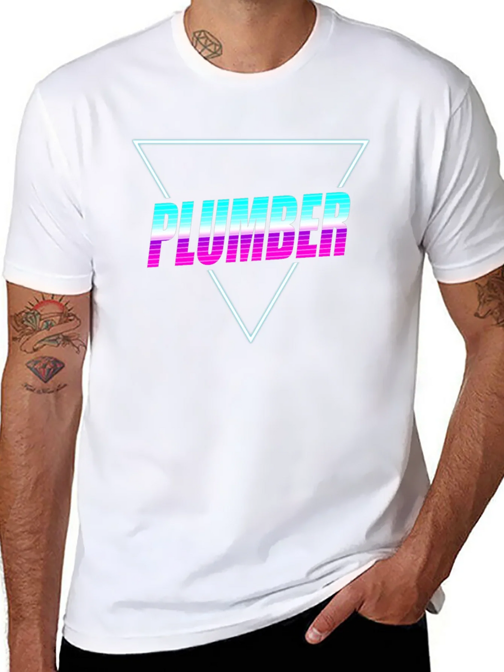 Retro Plumber T-Shirt - Vaporwave Design product image 7
