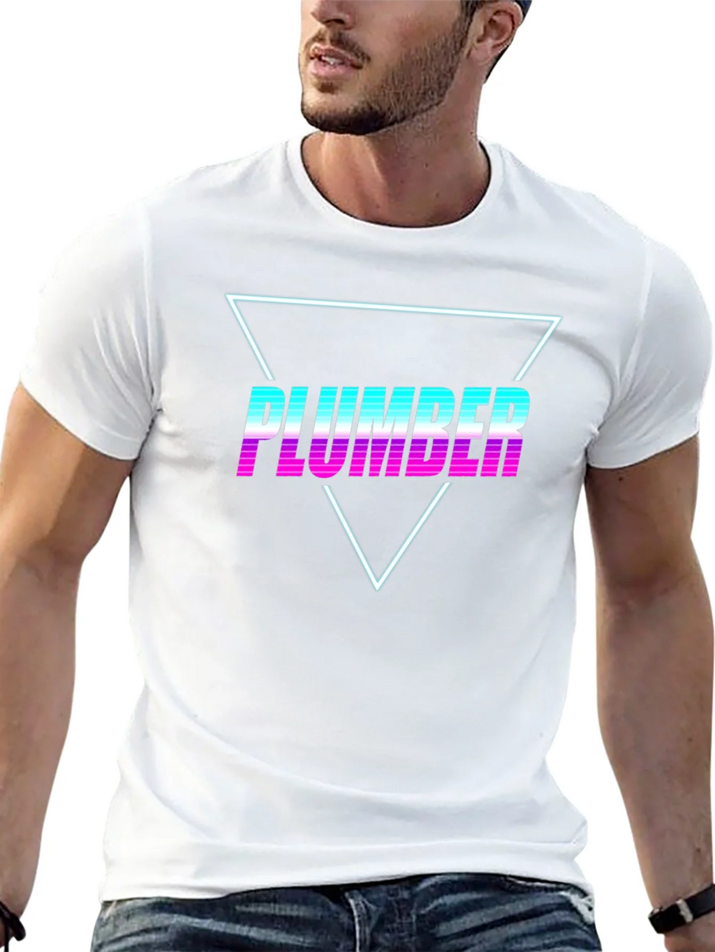 Retro Plumber T-Shirt - Vaporwave Design product image 12