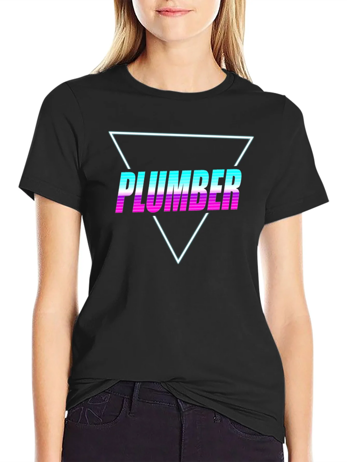 Retro Plumber T-Shirt - Vaporwave Design product image 2