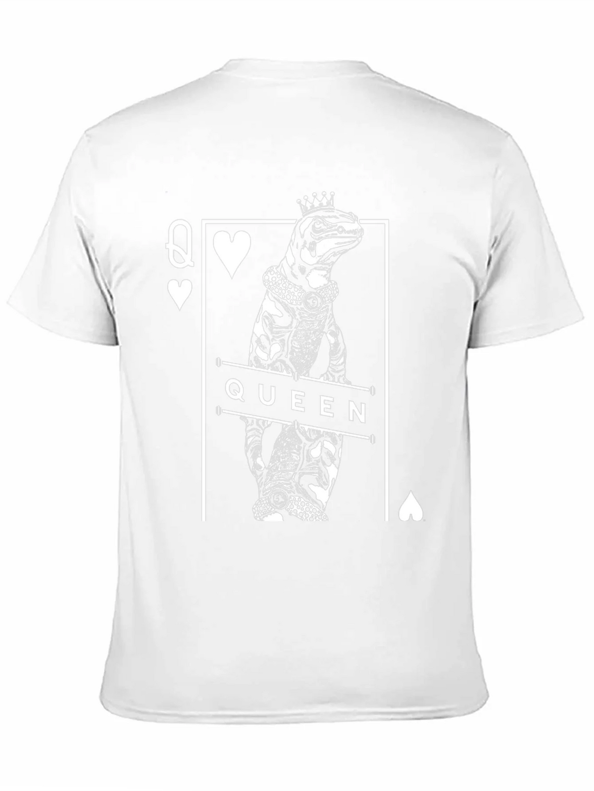 Queen Lizard T-Shirt - Reptile Card Graphic Tee product image 4