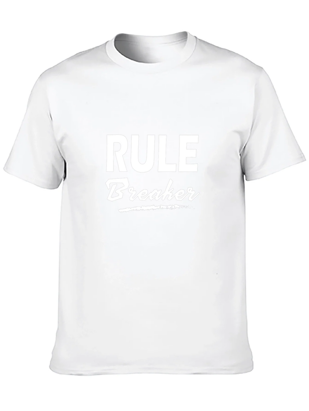 Rule Breaker Graphic Tee - Black Cotton T-Shirt product image 9