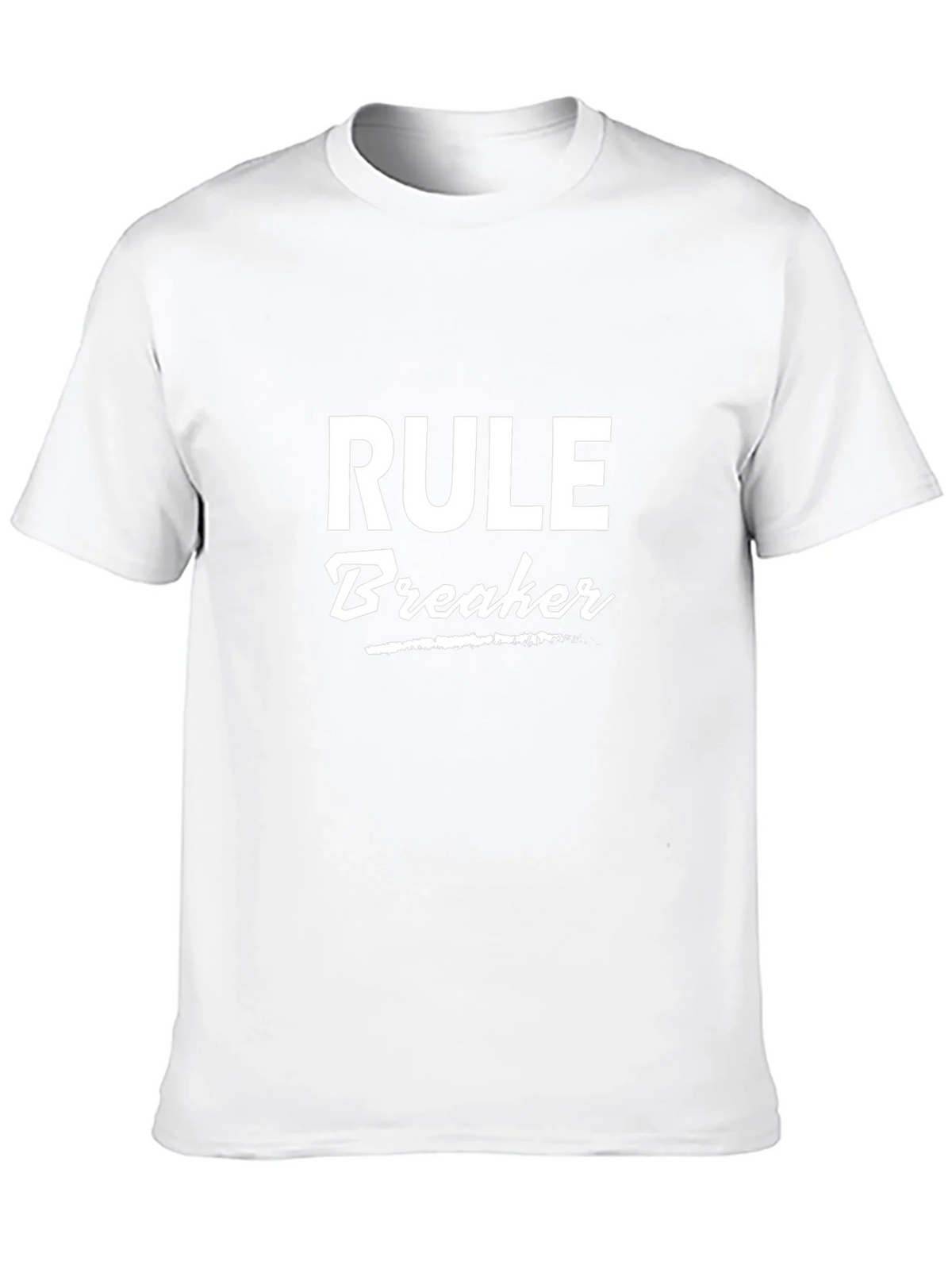Rule Breaker Graphic Tee - Black Cotton T-Shirt product image 9