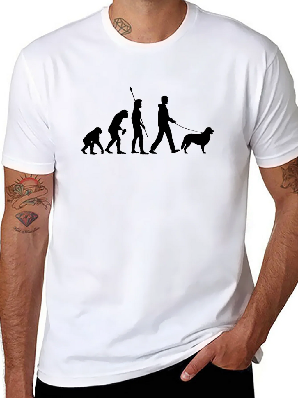 Evolution of Dog Lover Tee product image 7