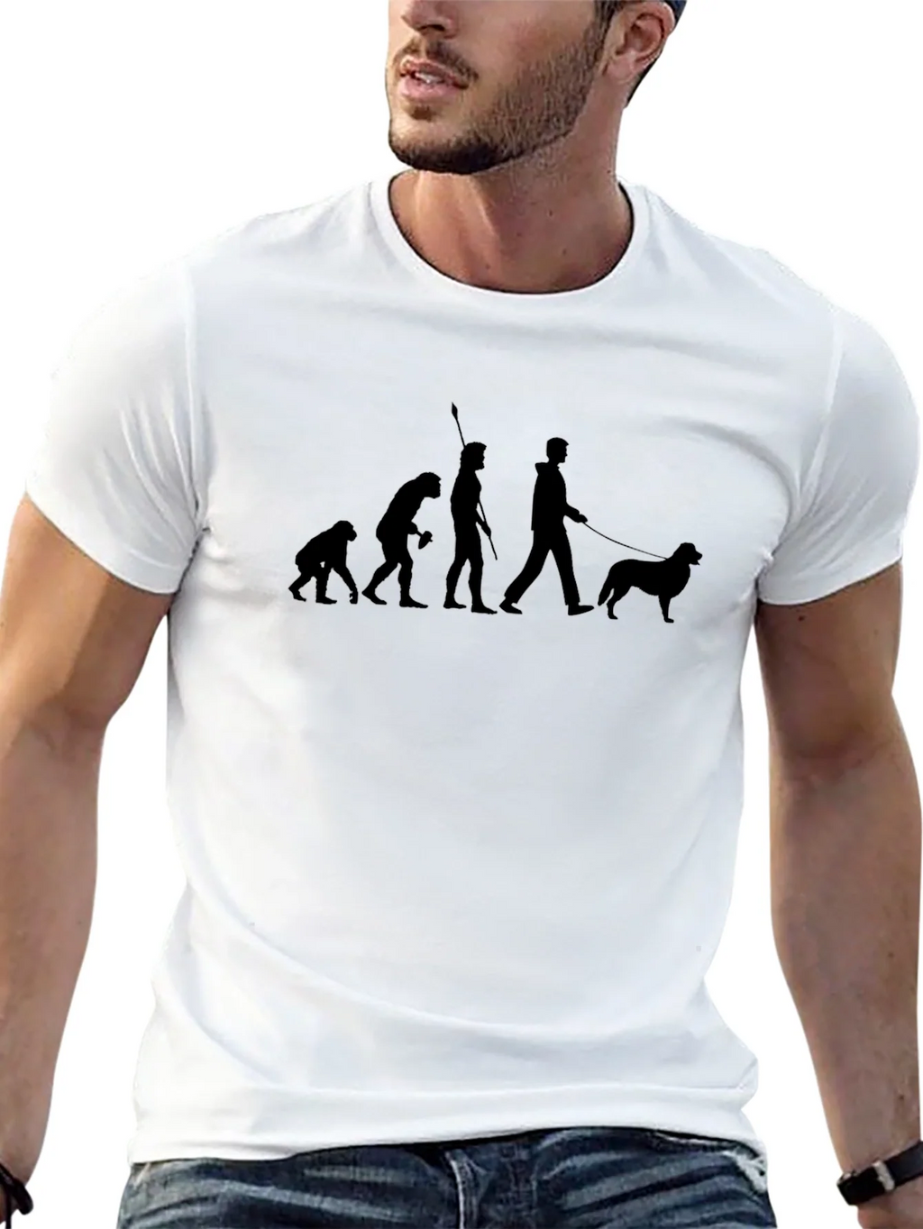 Evolution of Dog Lover Tee product image 12