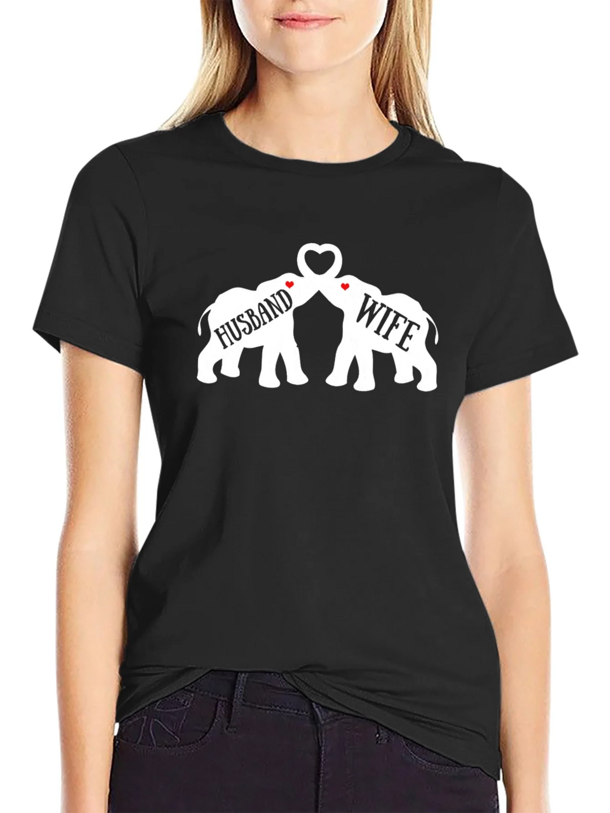 Husband & Wife Matching Elephant T-Shirt product image 2