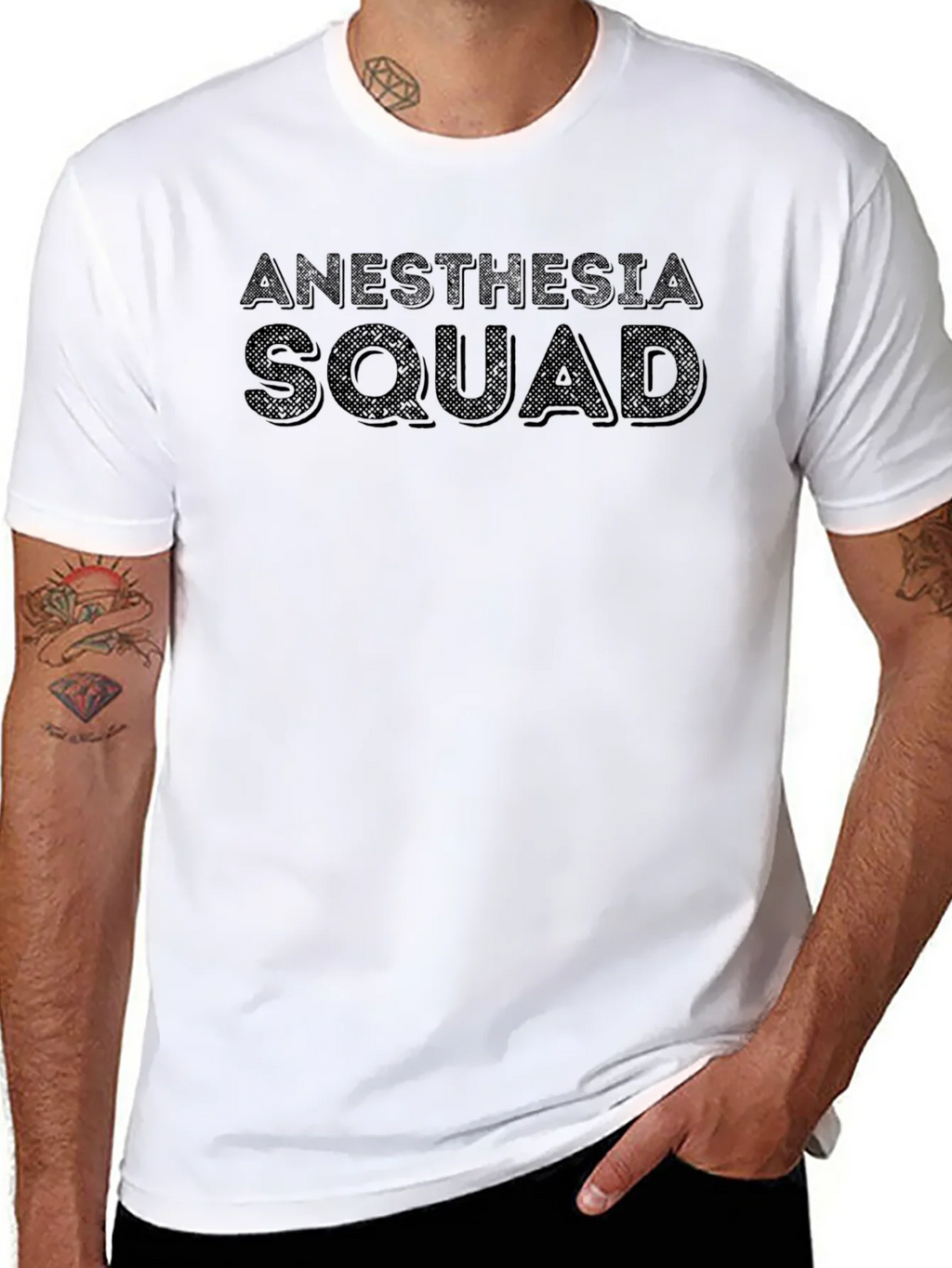 Anesthesia Squad Black T-Shirt - Medical Team Apparel product image 7