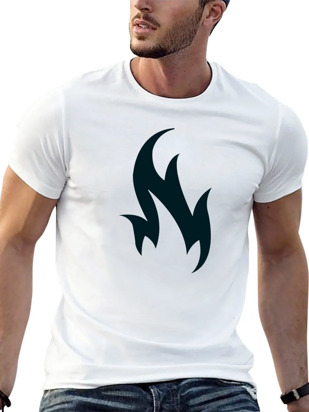 Abstract Flame Graphic Tee - Soft Cotton Blend product image 11