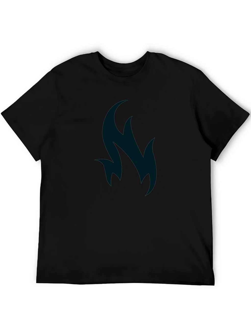 Abstract Flame Graphic Tee - Soft Cotton Blend product image 5