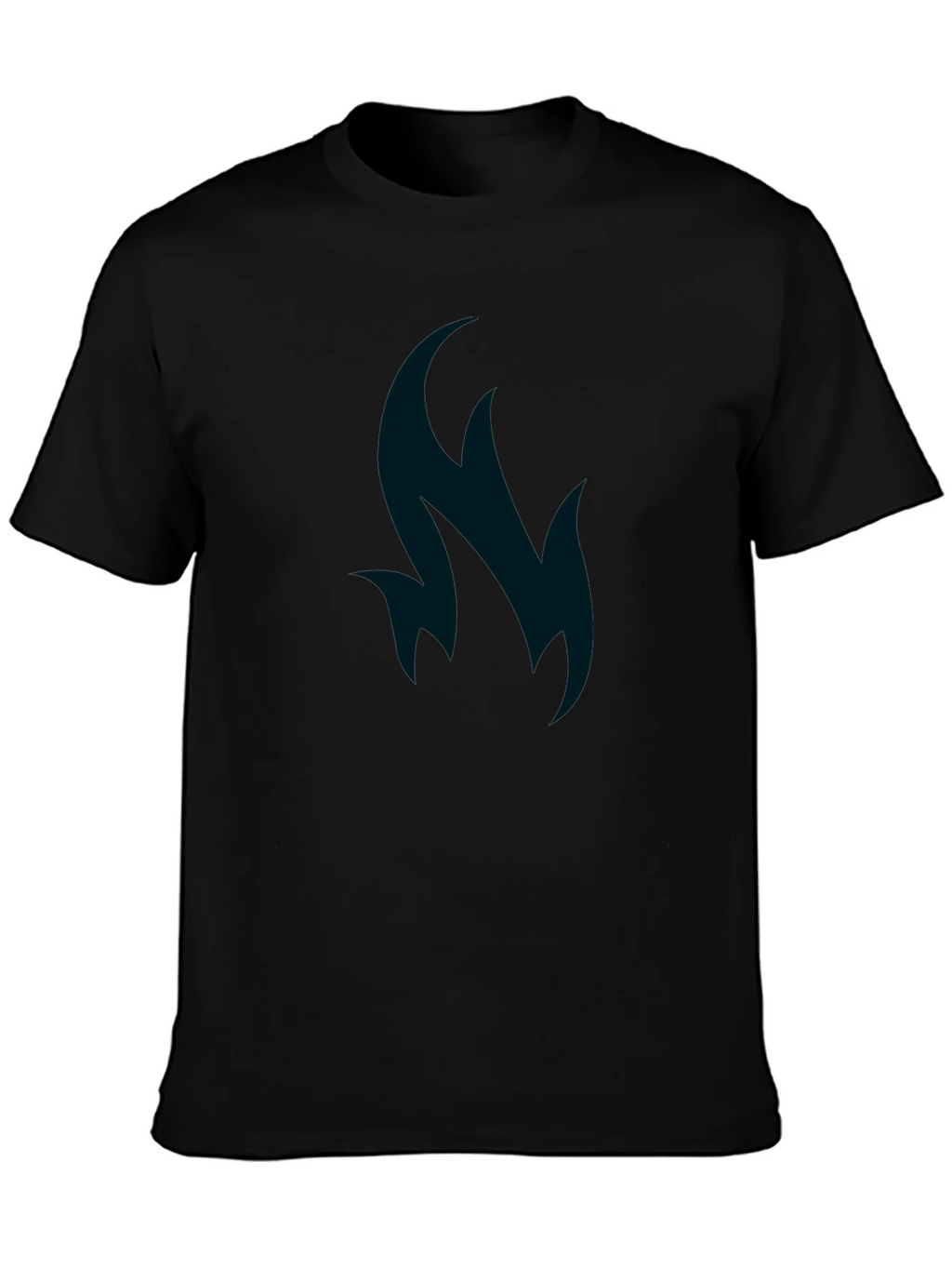 Abstract Flame Graphic Tee - Soft Cotton Blend product image 3