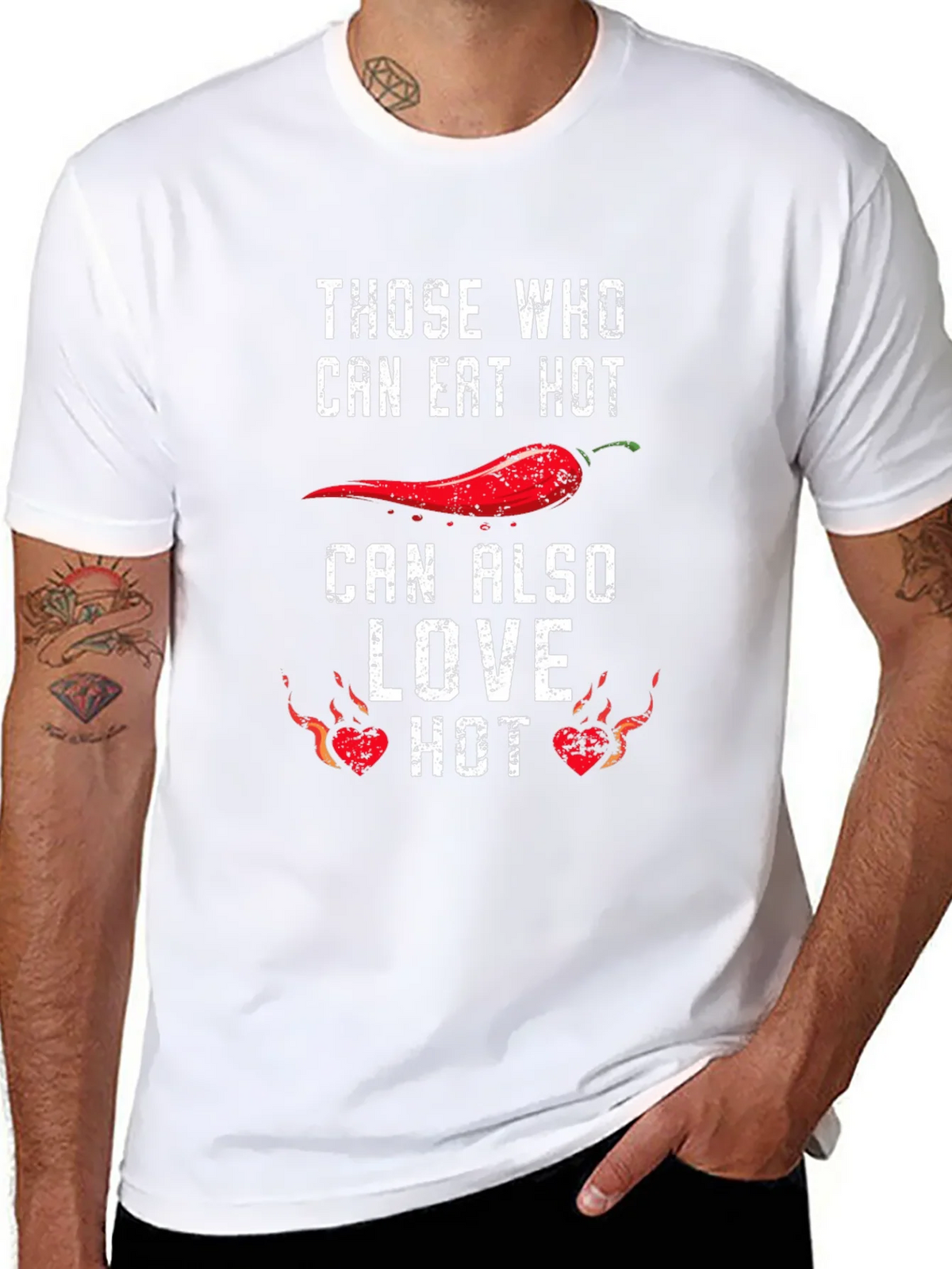 Spicy Food Lover T-Shirt - Eat Hot Love product image 7