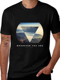 Wherever You Are Graphic Tee - Stylish Black T-Shirt product image 1