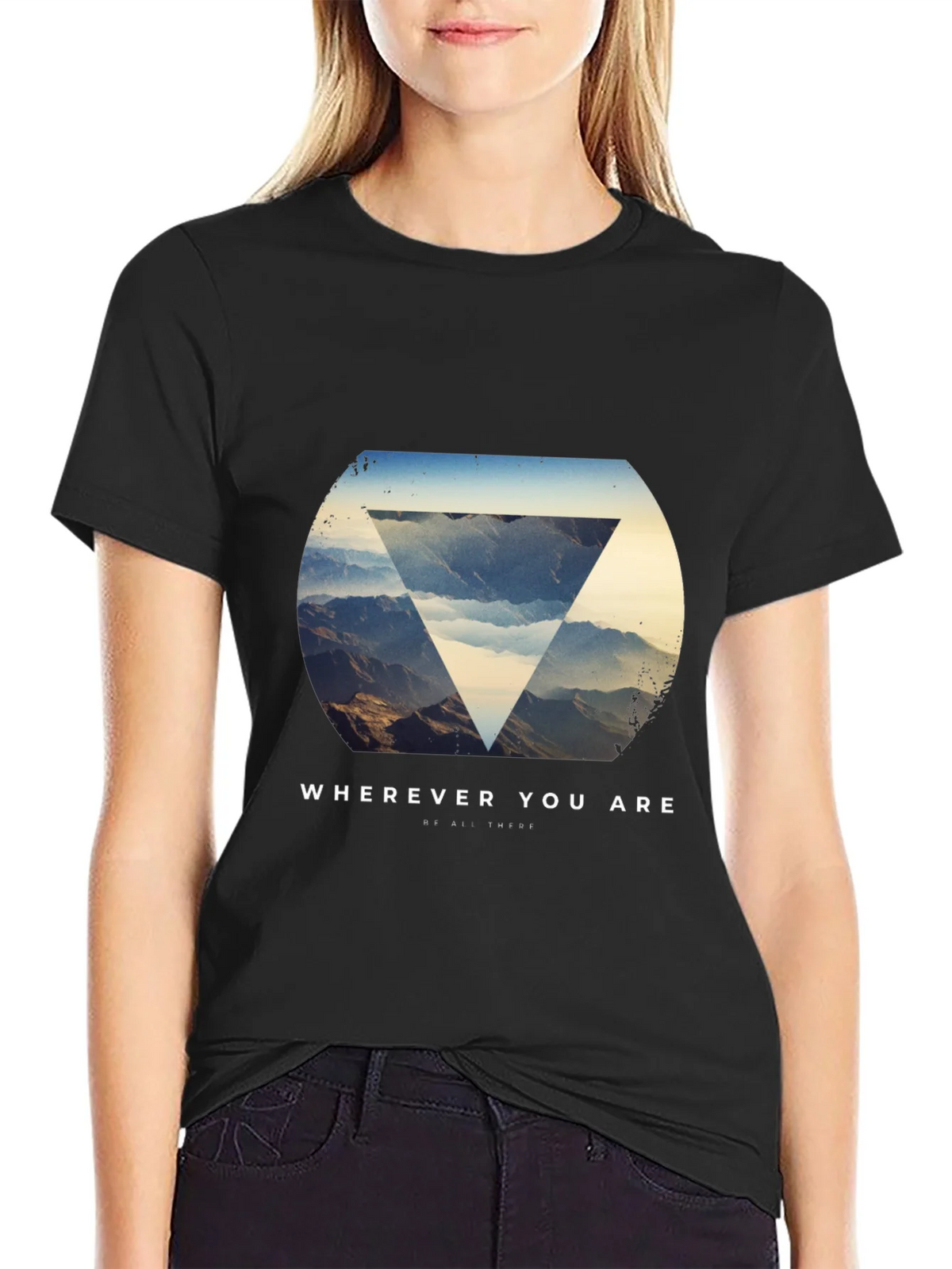 Wherever You Are Graphic Tee - Stylish Black T-Shirt product image 2